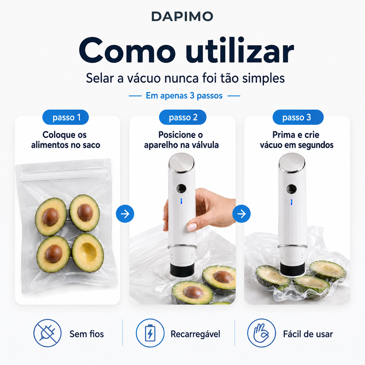 Conservateur sous VIDE