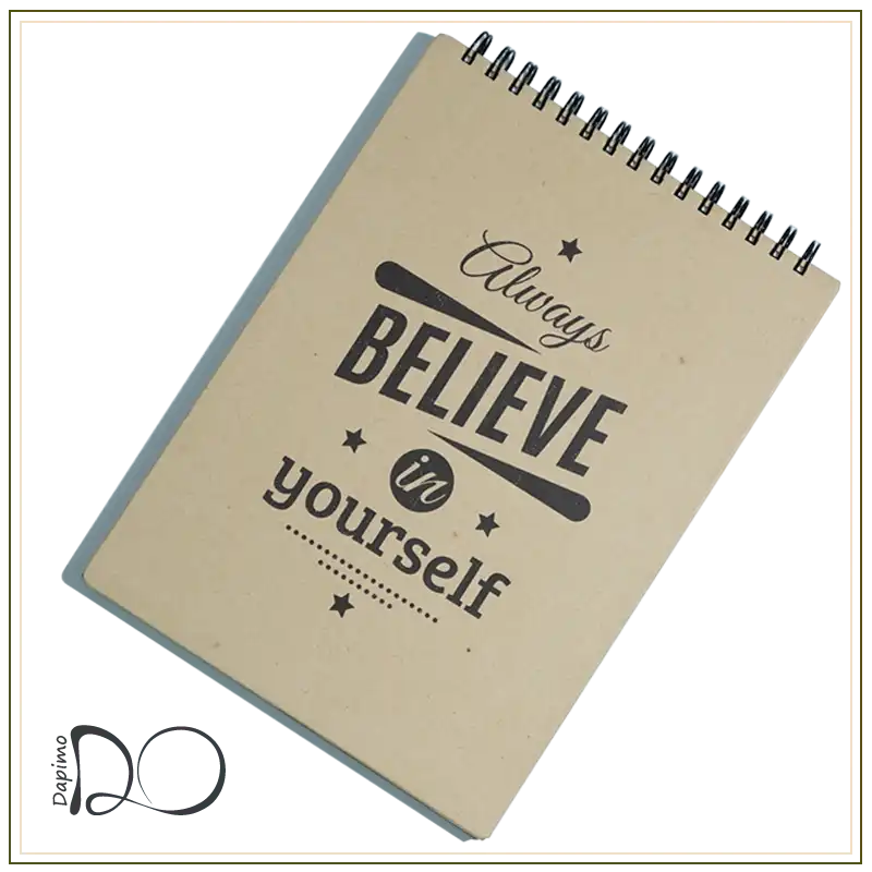 دفتر بدون خط Always believe in yourself