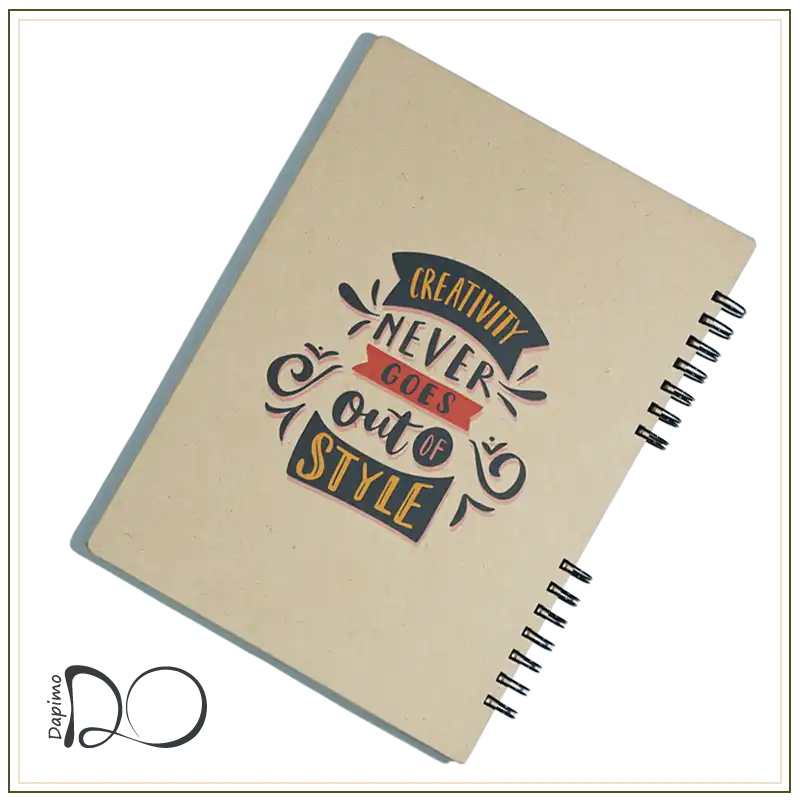 دفتر خط دار Creativity never goes out of style