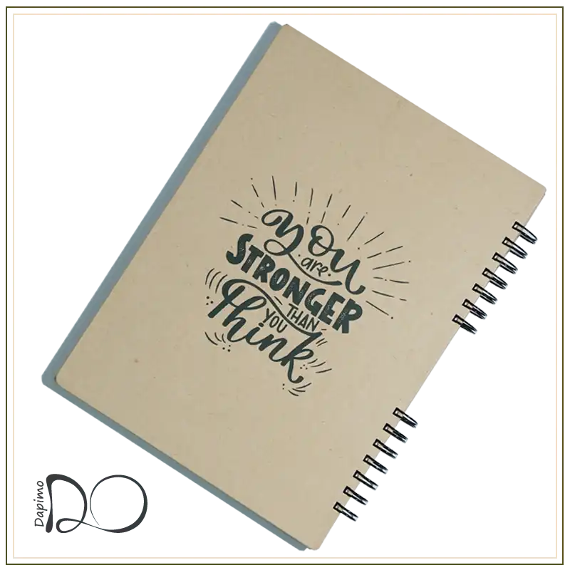دفتر خط دار You are stronger than you think