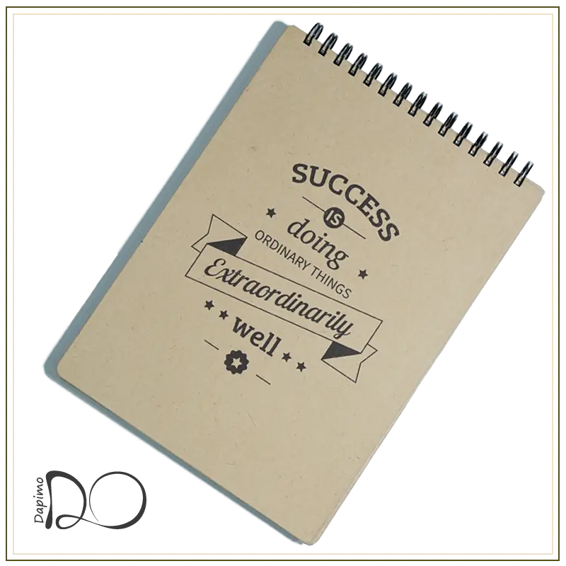 دفتر بدون خط Success is doing