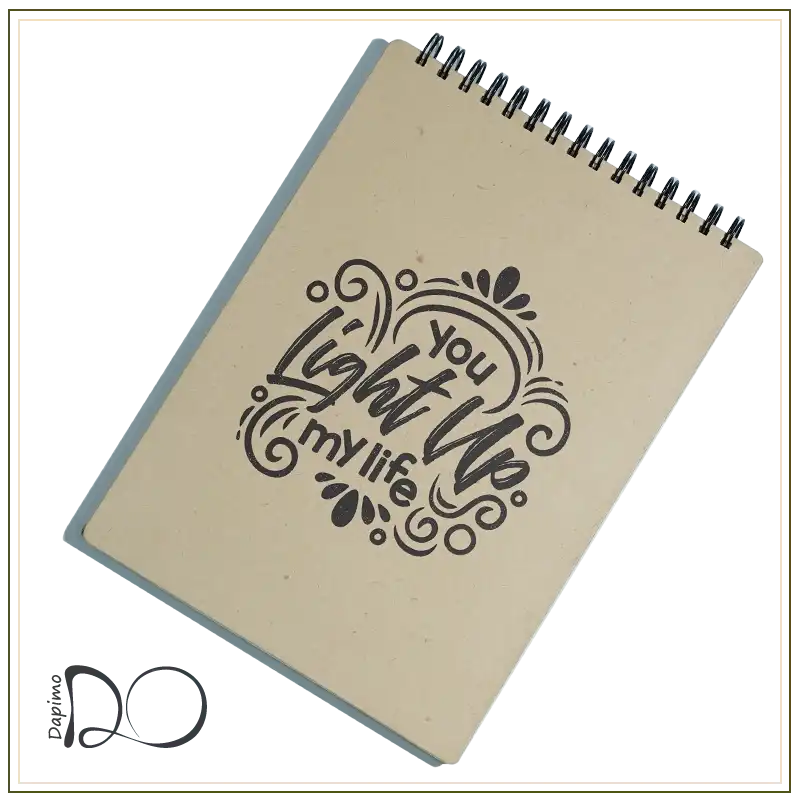 دفتر بدون خط You light up my life